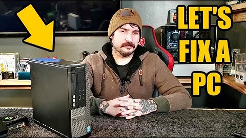 Lets Fix A Dell PC - Dell Optiplex Repair - No GPU Display