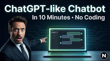 Create a ChatGPT-Like AI Chatbot in 10 Minutes | No Coding Required