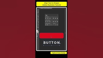 Perfectly Align Text to Shapes | Master Alignment Tools in Adobe Illustrator