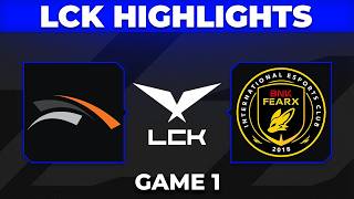 HLE vs BFX Highlights Game 1 | LCK 2026 W8D2 | Hanwha Life Esports vs BNK FEARX