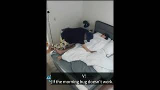 Download Lagu jhope give a foot massage to V during \ MP3