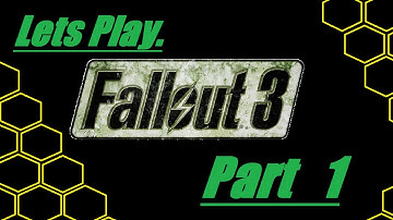 Lets Play Fallout 3 Episode 1 (Escape the Vault)