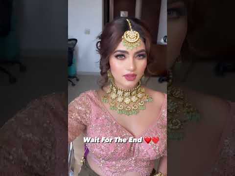 Beautiful Wedding Bride Makeup Look 🥰 || Bridal Makeup Tutorial #shorts #viral #trending #youtube