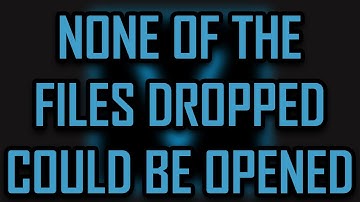 Sony Vegas Pro 11 - How to Fix "None of the Files Dropped on Vegas Pro Could Be Opened"  [2025]