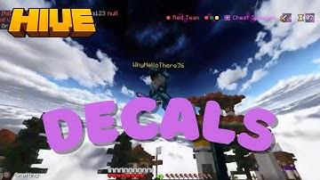 Decals - A Hive Montage