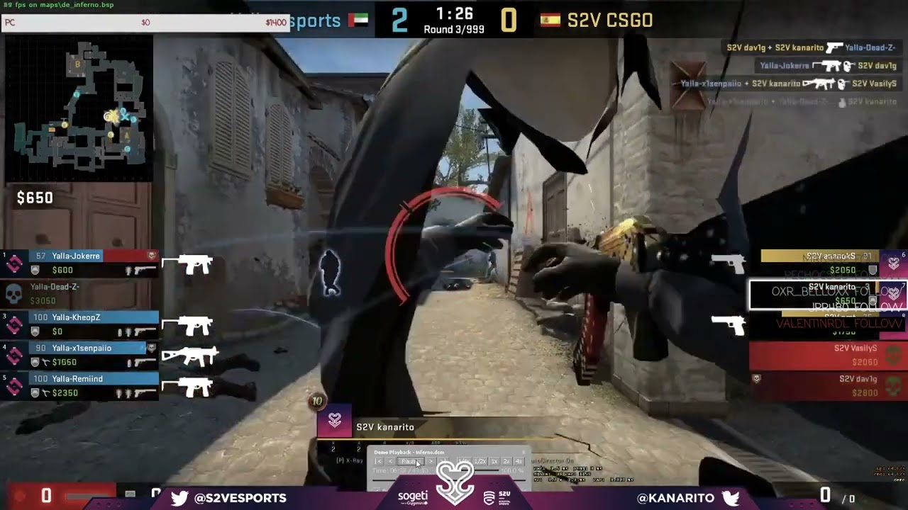 Kanarito Youtube 2020 07 14 ANALIZANDO LOS PLAYOFFS DE ESEA INTERMEDIATE VS YALLA ESPORTS