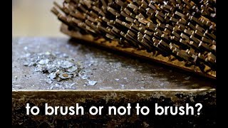 Should I or Shouldn't I Use a Blacksmith Block Brush  (Blacksmith Scale Removal)