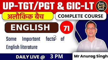 TGT PGT GIC-LT LECT UGC-NET JRF ASST PROF & ALL TEACHING 2024 by Anurag Sir