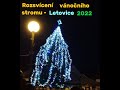Rozsvícení vánočního stromu - Letovice 2022