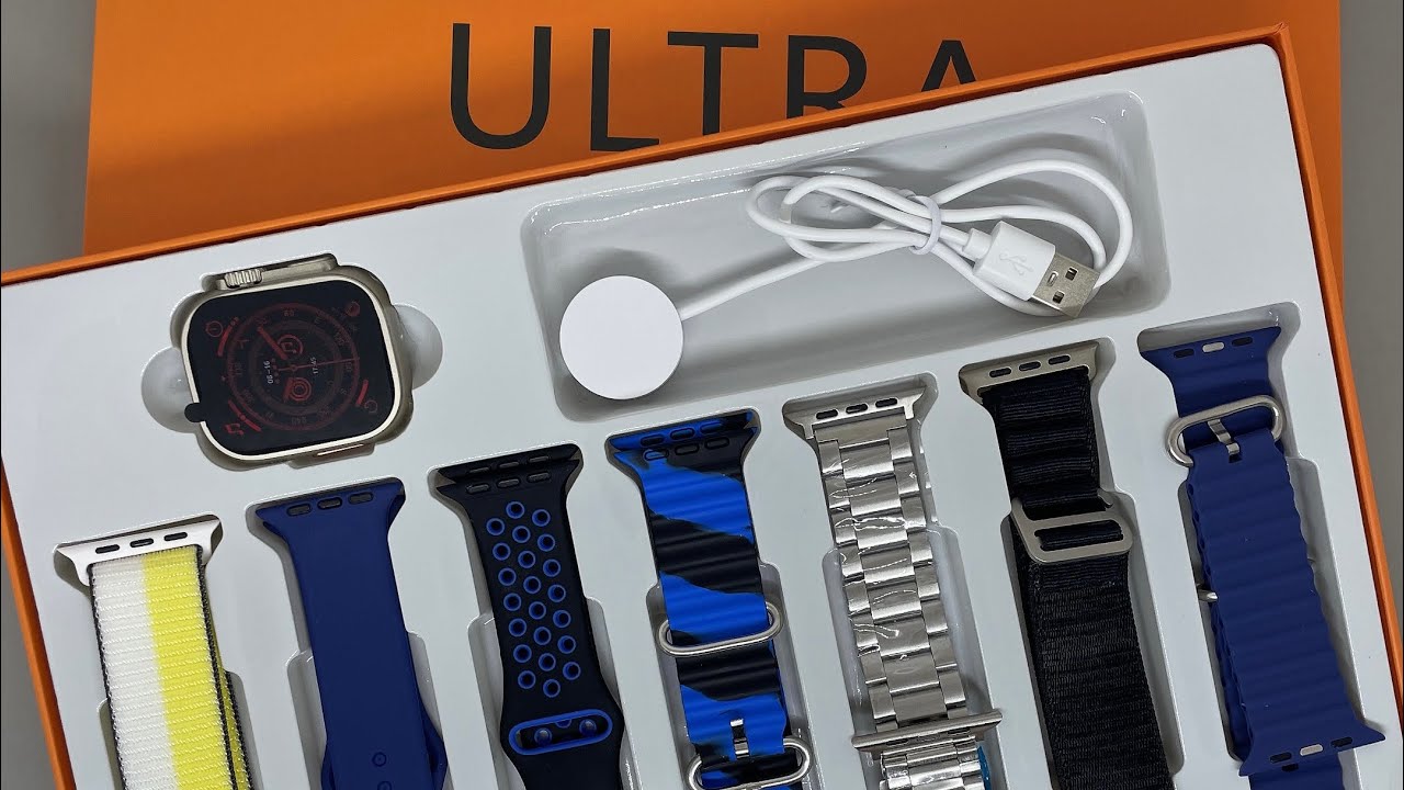 7 in 1 Ultra Straps Smart Watch