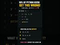 Comment your Answer #Coding #Python#programining #Code #yt#youtube #Shorts