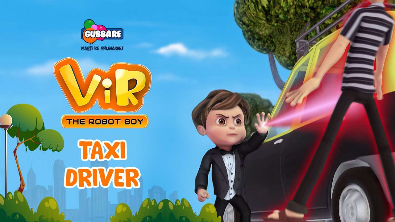 ViR-The Robot Boy - The Taxi Driver | Action Cartoon Video | Gubbare TV -  YouTube