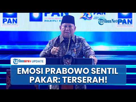 Prabowo Emotional, Delivers Heated Speech Criticizing Experts: Whatever, You’re So Smart It Makes...