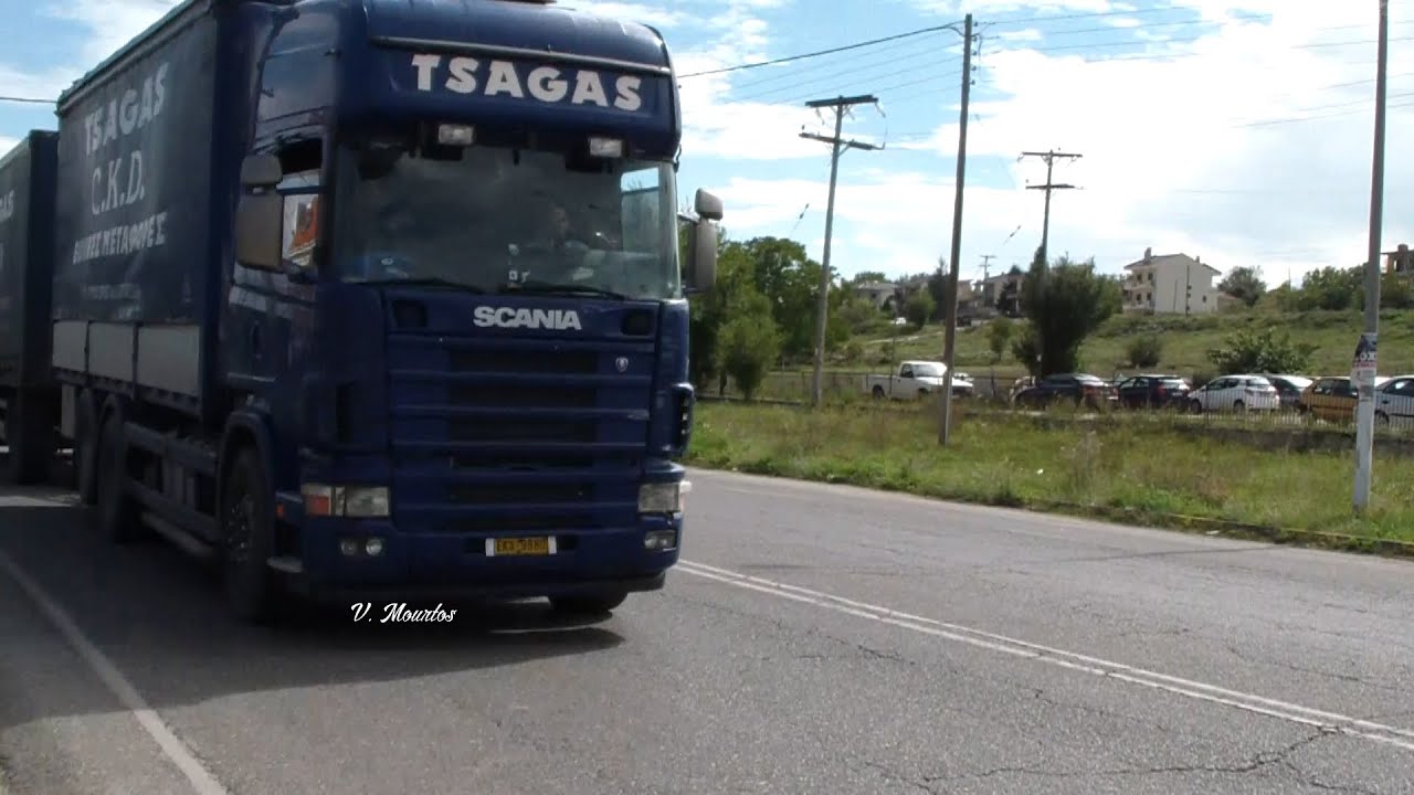 Scania 164L \8/ straight pipe sound by TSAGAS