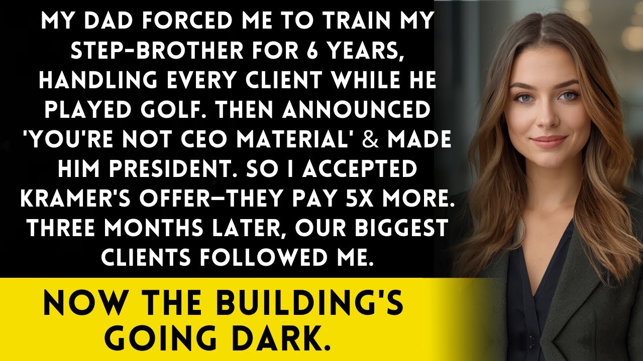 Dad Made Me Train My Stepbrother 6 Years Then Said 'You're Not CEO Material'—So I Joined Rival Firm