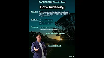 Data Shots 002 Data Archiving 