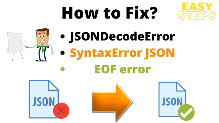 JSONDecodeError | How to Fix Json JSONDecodeError | Json File Error | EOF Exception