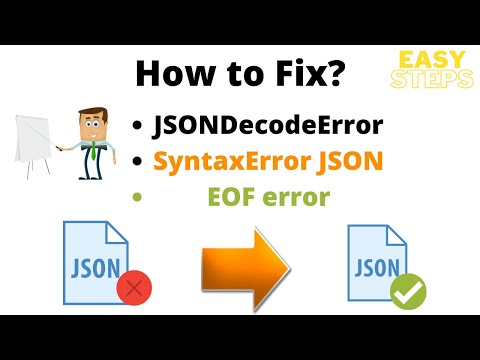 JSONDecodeError | How to Fix Json JSONDecodeError | Json File Error | EOF Exception
