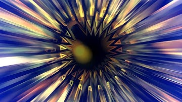 4K Star Polygon Shining Frame Loop Background video