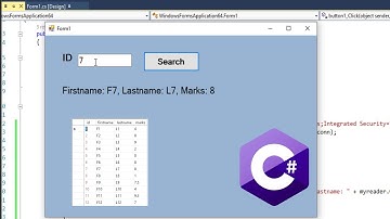 C#  programming| How to retrieve data from SQL server #database and display it in an one label