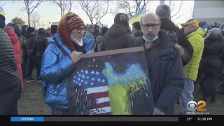 Ukrainians gather in Brighton Beach to tell stories of anguish for loved ones at home
