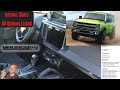2021 Ford Bronco Full Options Leaked - Full Interior