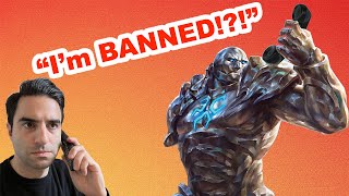 Karn reacts to the Banning