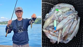 Enjoy the Fun of Daytime Squid Fishing in Summer  | Non-Stop PNW Squid Fishing Action (07/18/2026)