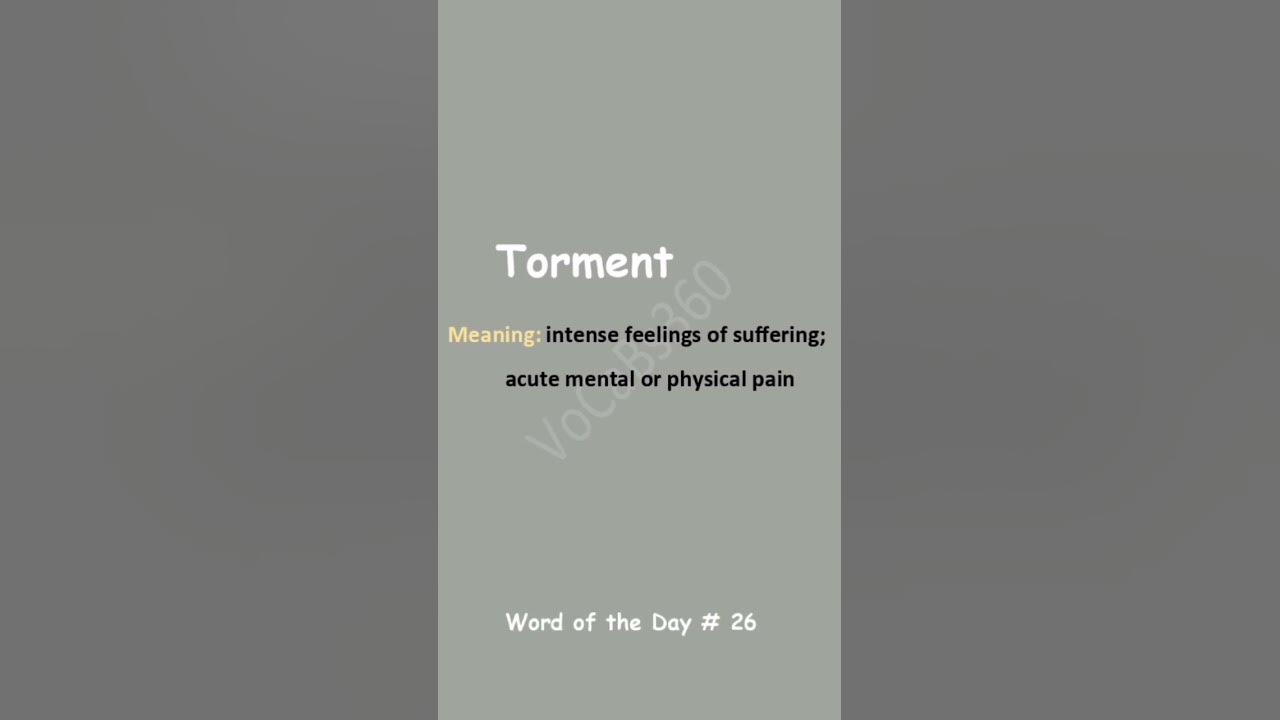 torment-meaning-word-of-the-day-youtube