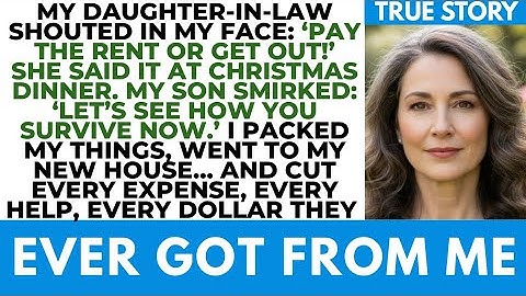 My Daughter-in-Law Told Me ‘Pay Rent or Leave’ — So I Cut Off Every Dollar They Ever Got From Me…