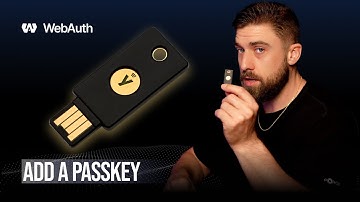 How to add a signing device like Yubikey or TouchID to WebAuth Wallet
