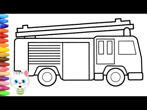 Video: Come Si Disegna Un Camion Dei Pompieri