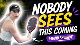 The Sneaky 1-Hand Backhand Drive Nobody Sees Coming (Taught by a 5.8 DUPR)