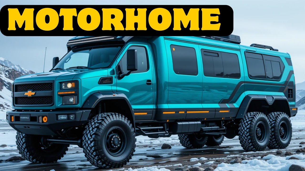 Chevy Rv Side View Chevrolet MotorHome RV Truck – The Ultimate Off-Road Camper Van! - YouTube