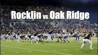 Rocklin Thunder vs Oak Ridge Trojans, varsity high school football