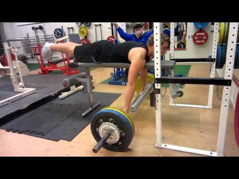 Johan Markström 102.5kg (226 lbs) x 1½ Sälrodd Lying Row Seal Row Sundsvalls Atletklubb SAK 28/12
