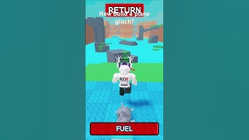Build a plane glitch #roblox #buildaplane