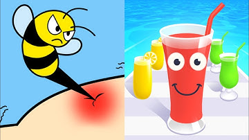 help me tricky story vs juice run, all levels gameplay android ios