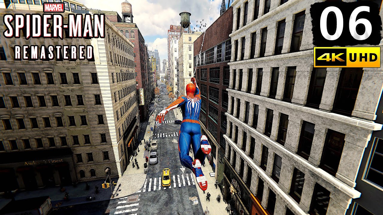 SpiderMan Remastered Gameplay Walkthrough Part 6 PC 4K 60FPS No