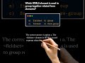 html interview question #shorts