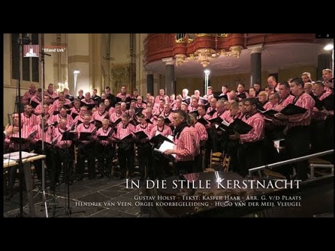Chr. Mannenkoor Eiland Urk zingt In die Stille Kerstnacht. o.l.v. G.Schinkel