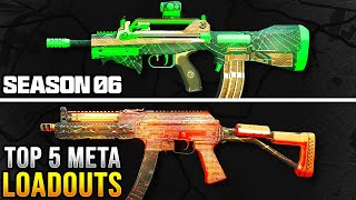 WARZONE TOP 5 META LOADOUTS IN SEASON 6 (Warzone Best Loadouts) MW2