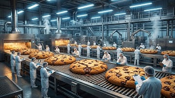 Inside the Chocolate Chip Cookies Industry: How Cookies Are Made in Factories (Full Process)