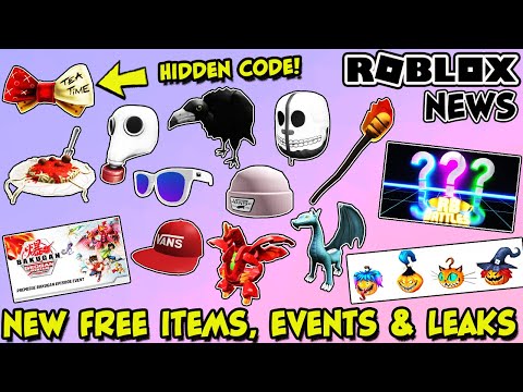 MORE FREE STUFF & NEW LEAKED EVENTS! (ROBLOX EVENT NEWS) 