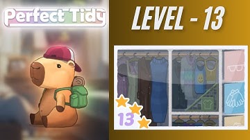 Perfect Tidy Level 13 Solutions