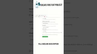 Creating a project in git #programming #javaprogram #tutorial