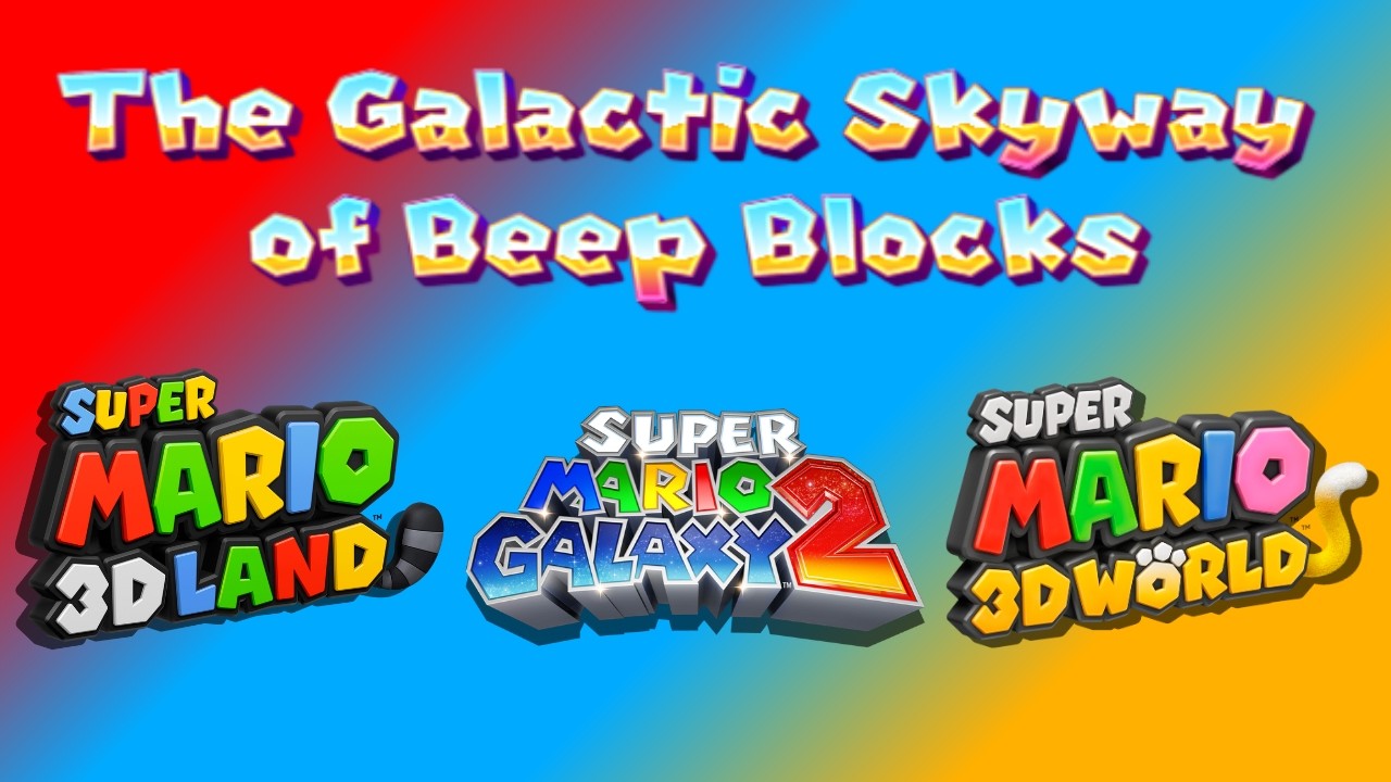 The Galactic Skyway of Beep Blocks | (Mario Triple Mix) - YouTube