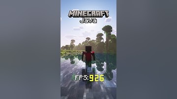 Java Vs Bedrock Players 😂 Minecraft #shorts