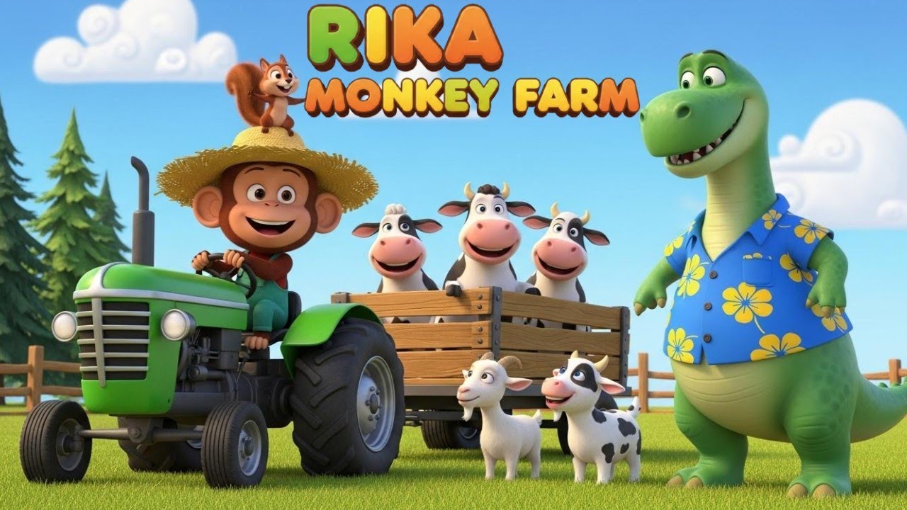 Rika Monkey’s Relaxing Farm Morning: Feeding Chickens & Watering Plants 🌾🐒 | Rika Monkey Farm (LIVE)