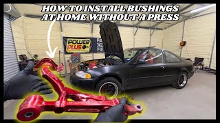 Install Bushings Without A Press! Low Budget Method